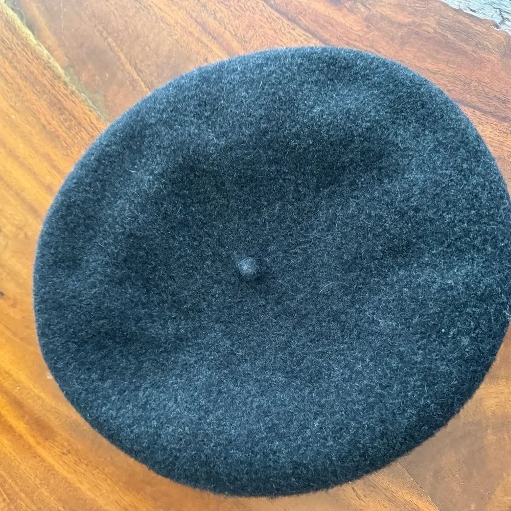 Chantaco impermeable Pure Laine made in France black Beret